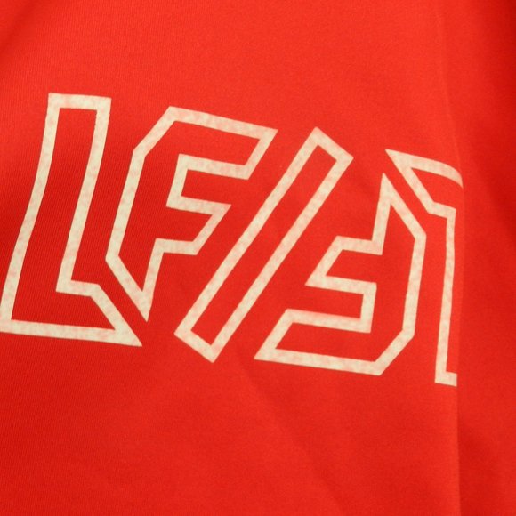 LF the Brand cropped zip up jacket, stand up collar w/ drawstring, mesh accents - Picture 7 of 8